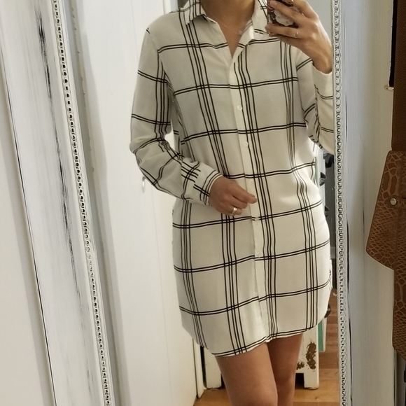 👗H&M LONG SLEEVE SHIRT DRESS - Picture 3 of 5